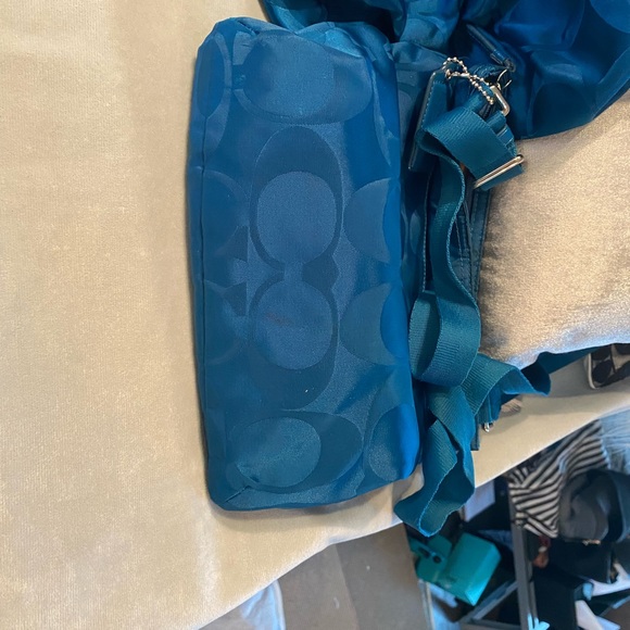 Coach foldable backpack and crossbody. VGUC - Picture 9 of 13